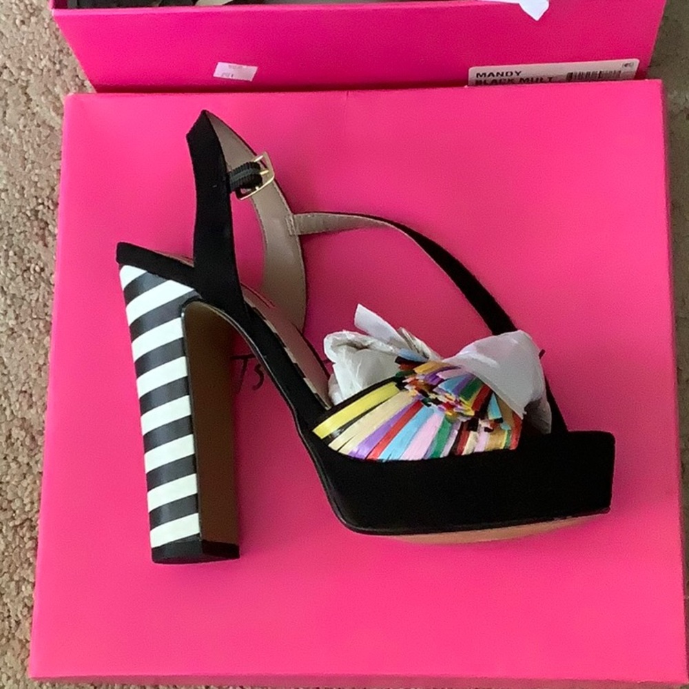 7.5 Betsey Johnson heels. Never worn! Literally brand new.
